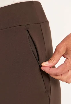 Alsidige jerseybukser med en bootcut Daria