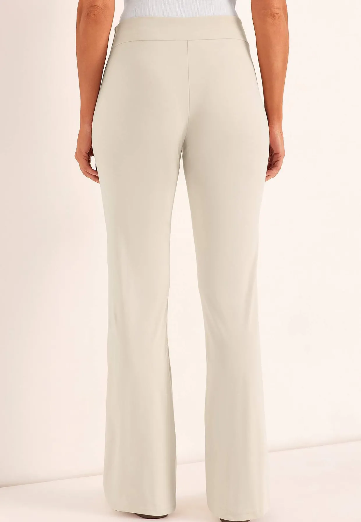 Alsidige jerseybukser med en bootcut Daria