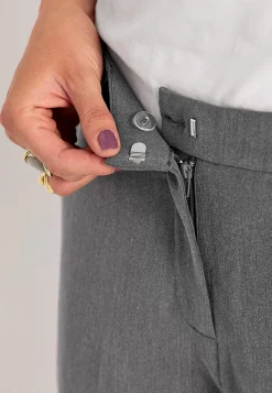 Ankelbukser med pressefold Pia