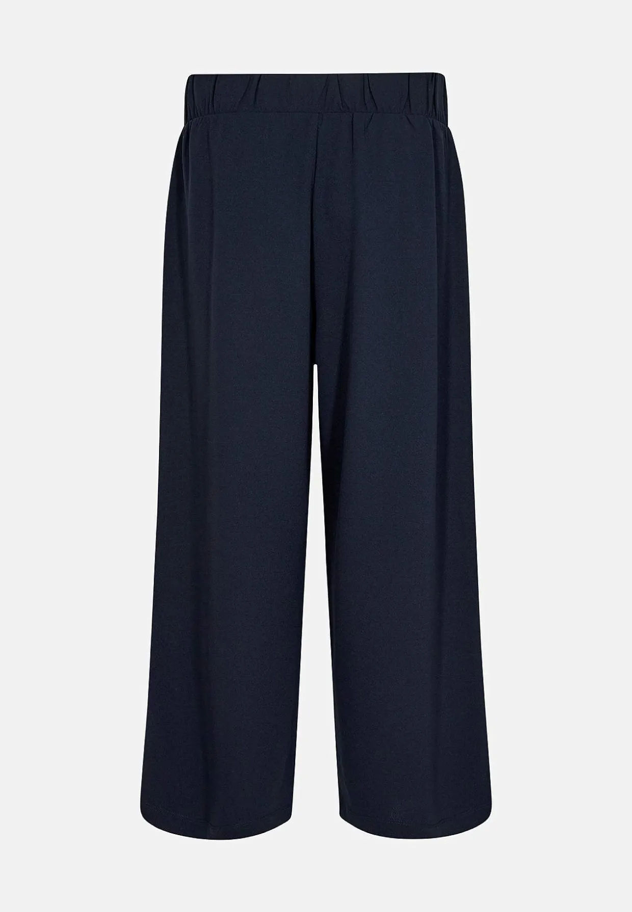 Ankellange jerseybukser med brede ben