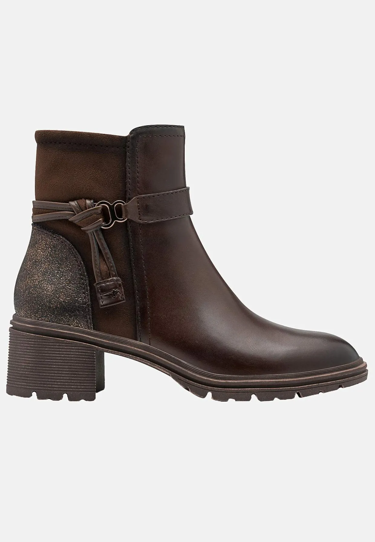 Ankelstøvle med remme ved håndleddet