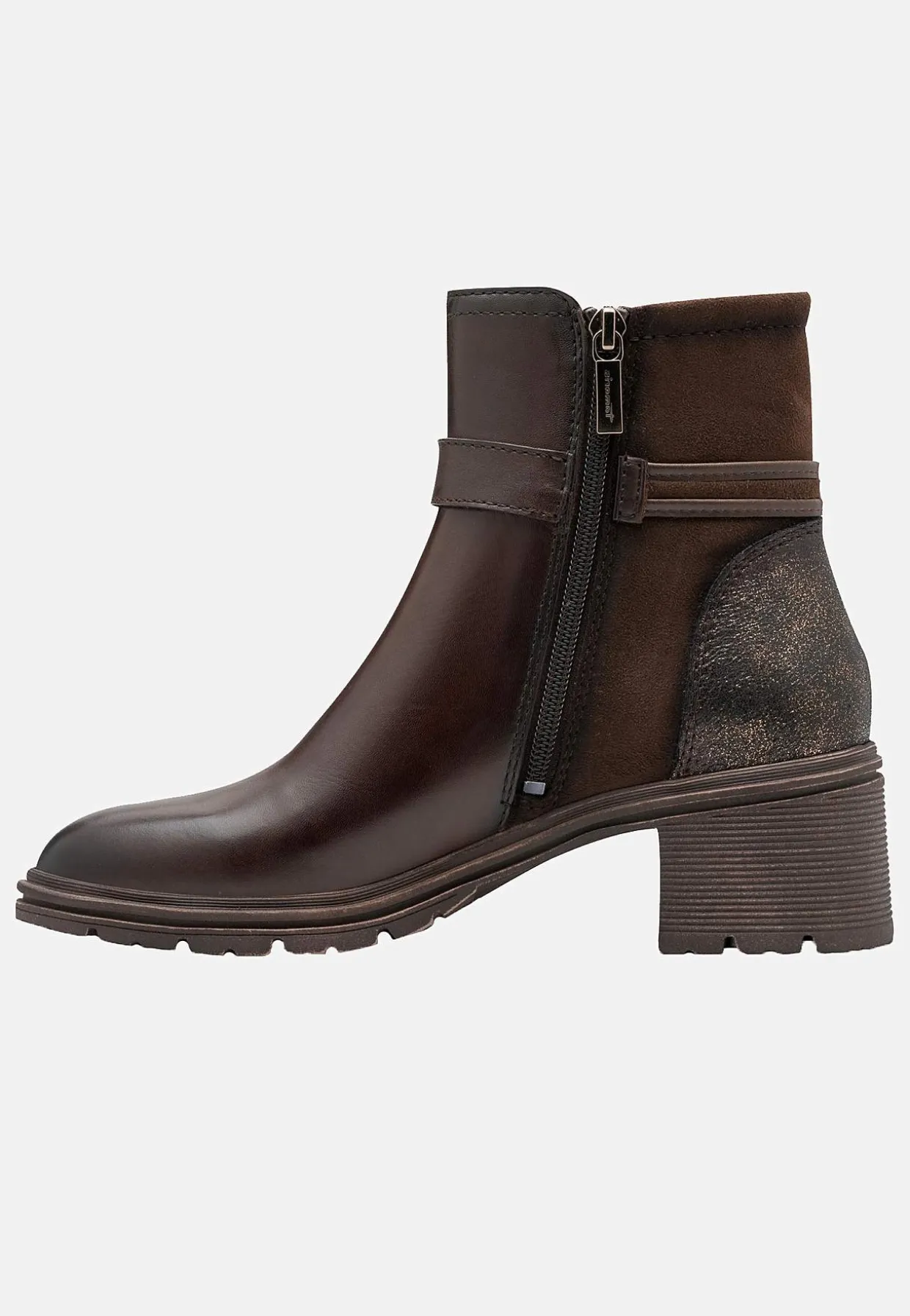 Ankelstøvle med remme ved håndleddet