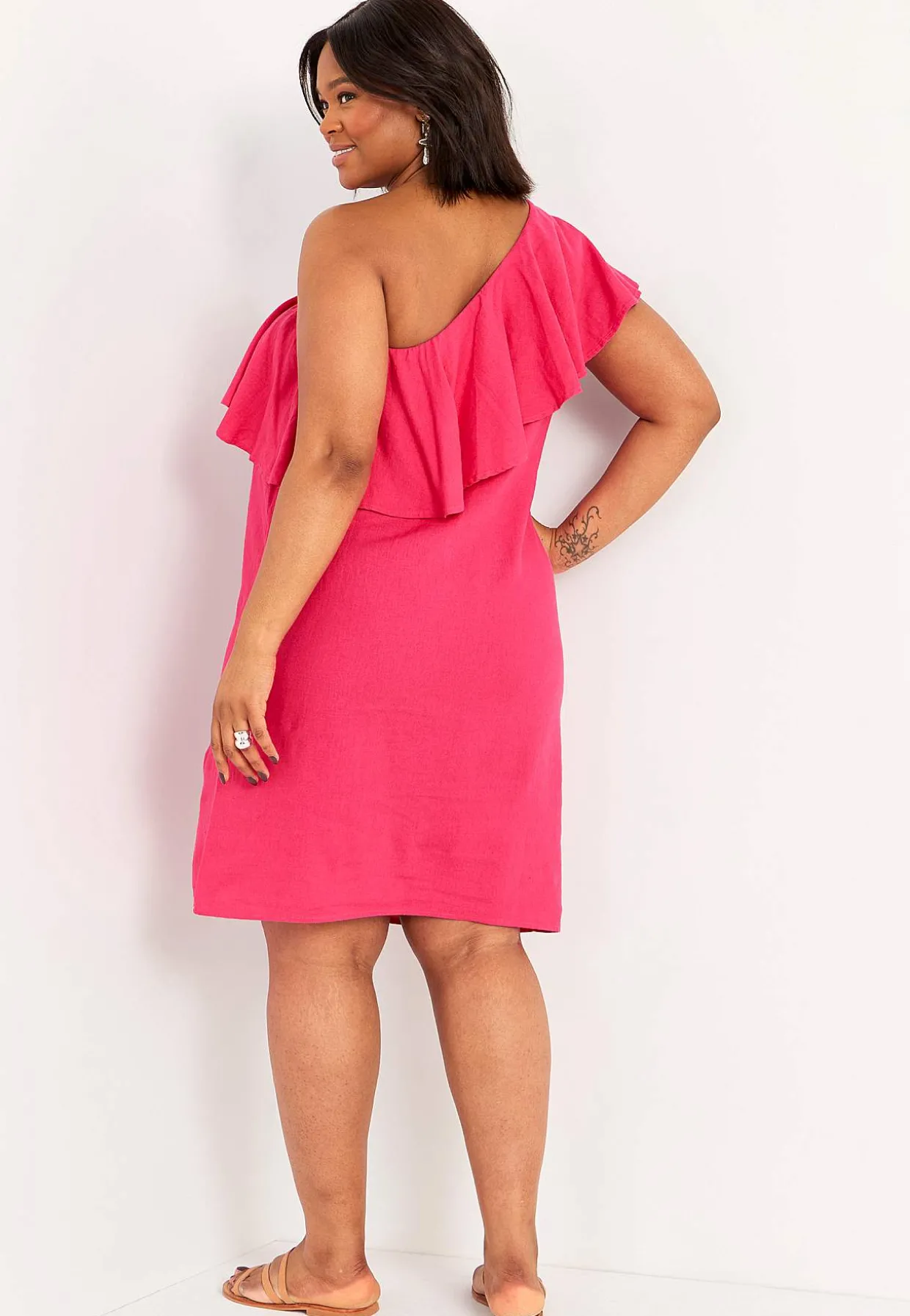 Asymmetrisk hørkjole | Cellbes