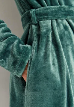 Badekåbe i fleece med hætte