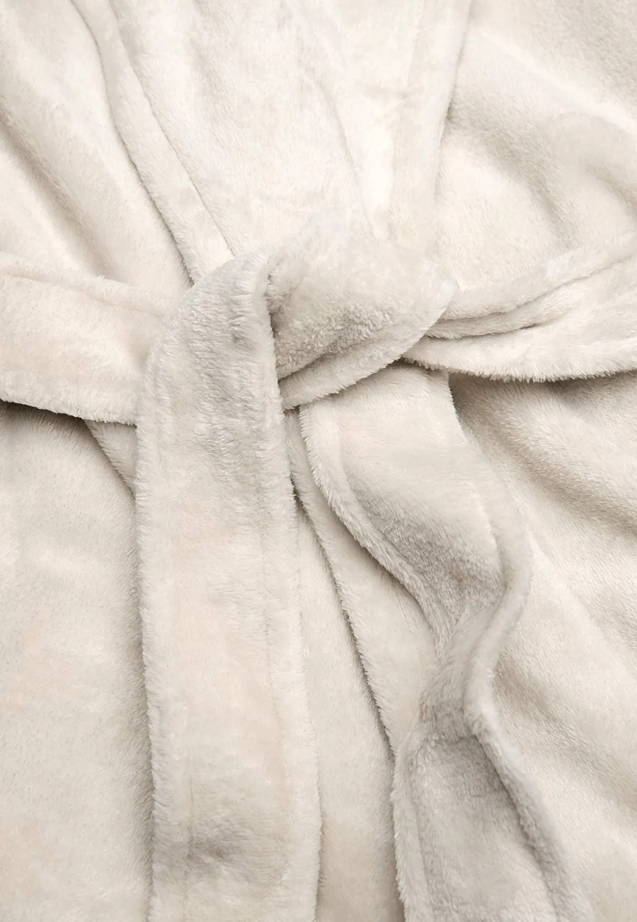 Badekåbe i fleece med hætte