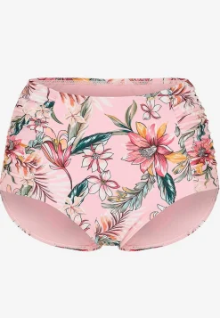 Bikiniunderdel med høj talje og et blomstermønster Honolulu