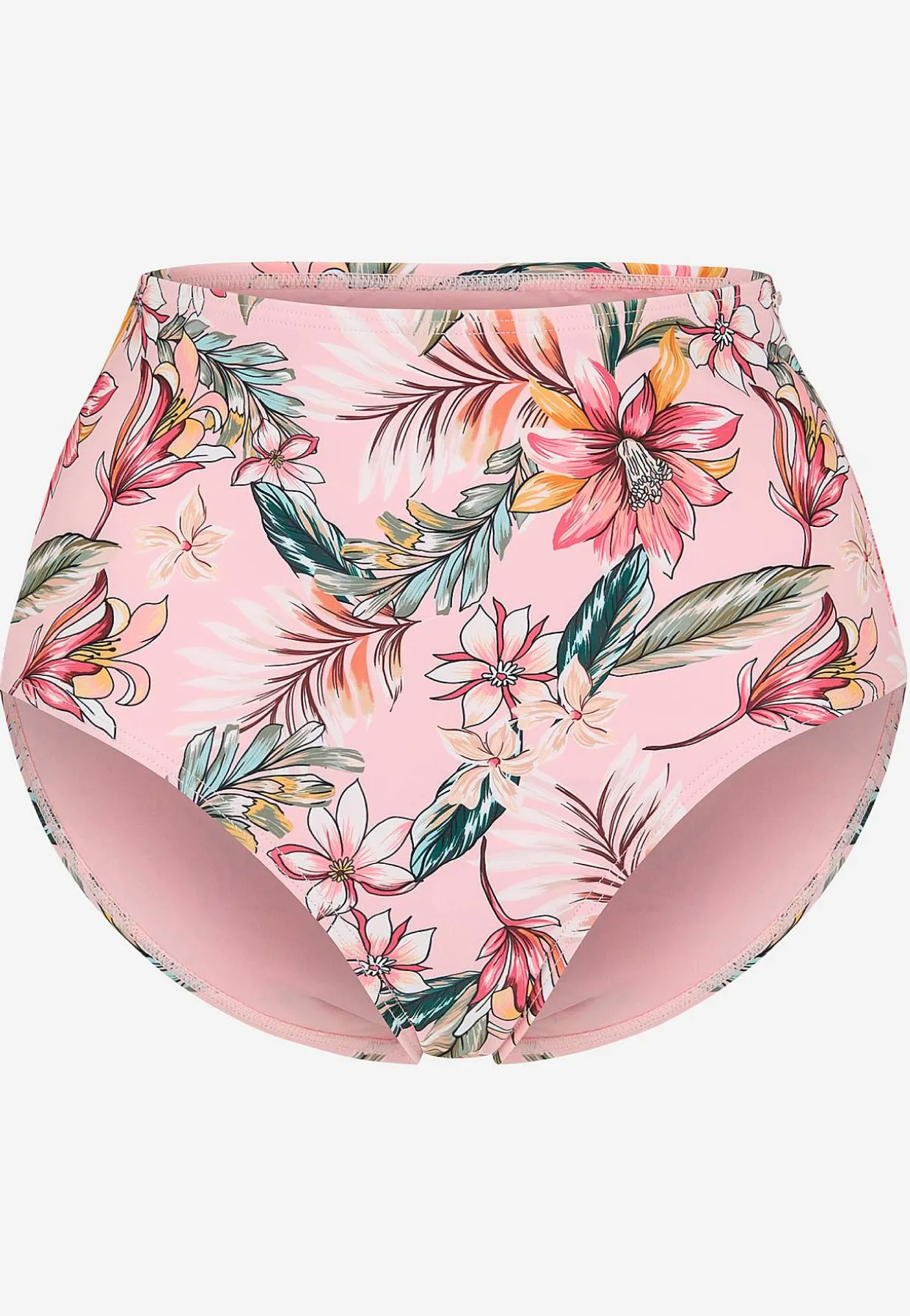 Bikiniunderdel med høj talje og et blomstermønster Verona