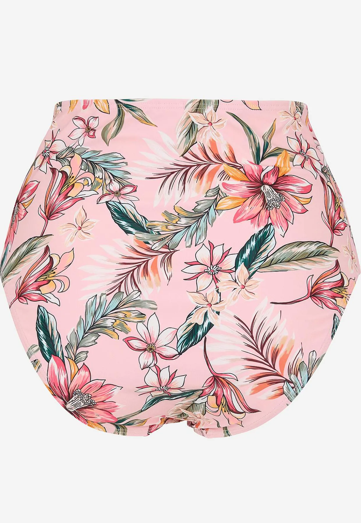 Bikiniunderdel med høj talje og et blomstermønster Verona