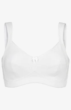 Bøjleløs blød bh i bomuld