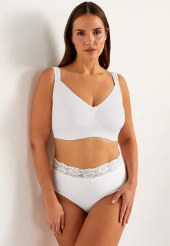 Bøjleløs blød bh i bomuld