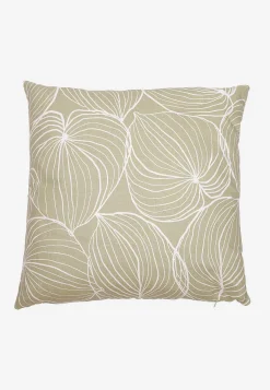 Bladmønstret pudebetræk