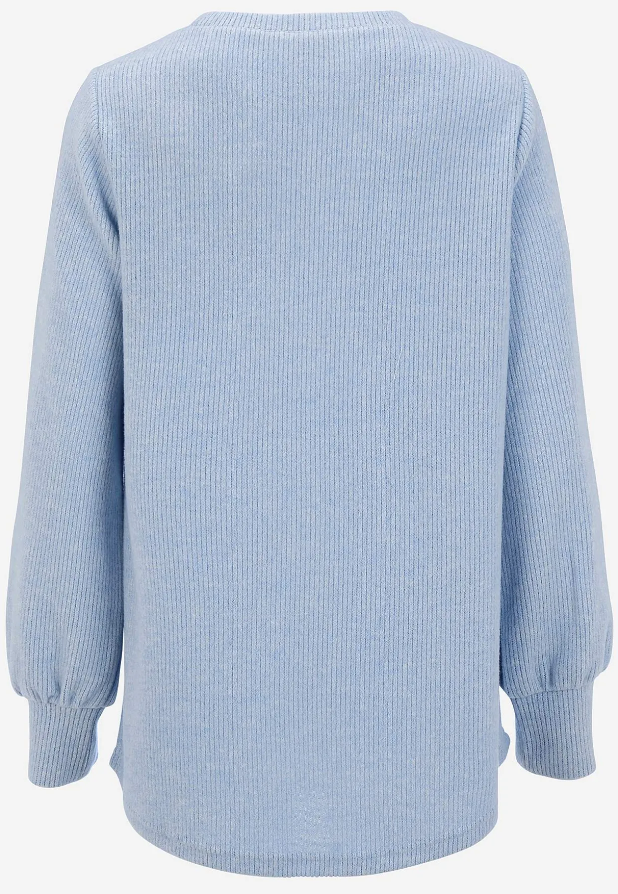 Blød jerseytrøje med knapper Beata