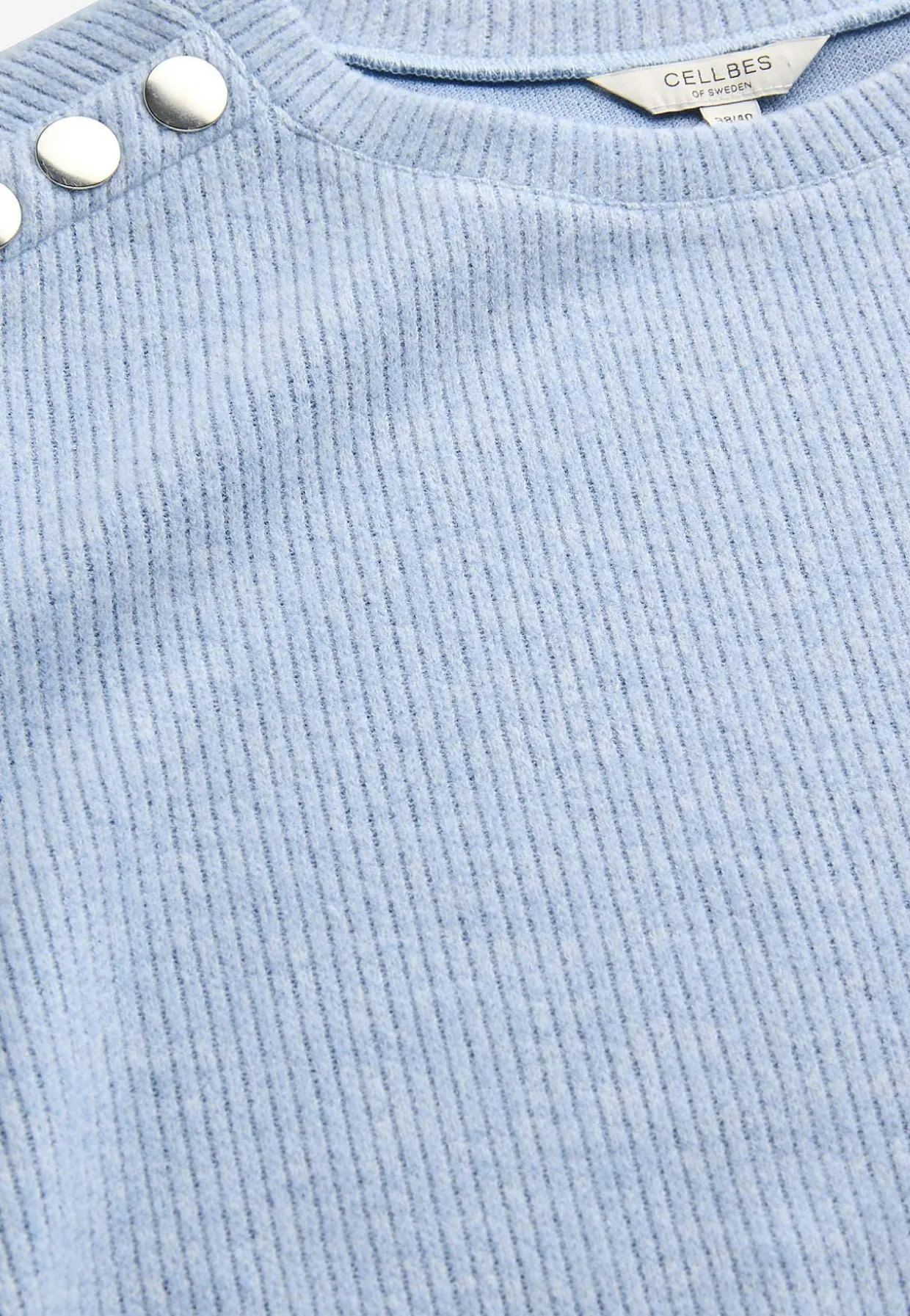 Blød jerseytrøje med knapper Beata