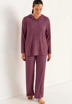 Blød jerseytunika med hætte