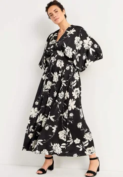 Blomstret maxi kjole | Cellbes