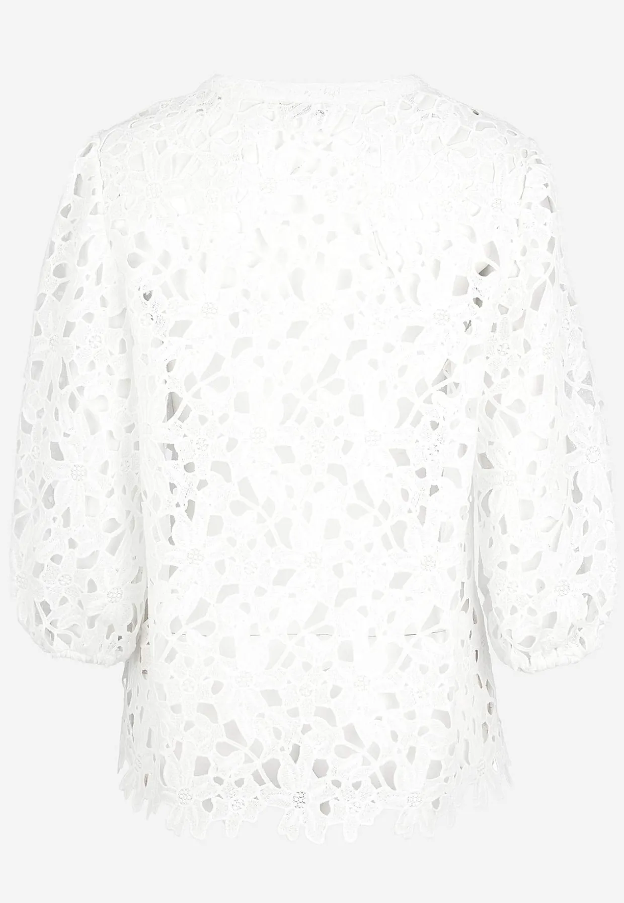 Blondebluse med et blomstermønster | Cellbes