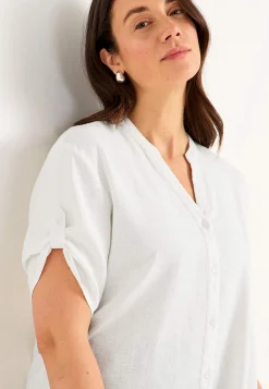 Bluse i hørblanding