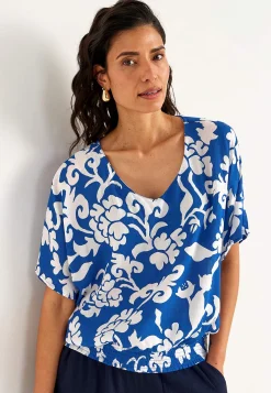 Bluse i viskosecrepe | Cellbes