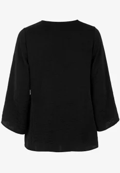 Bluse med bindebånd