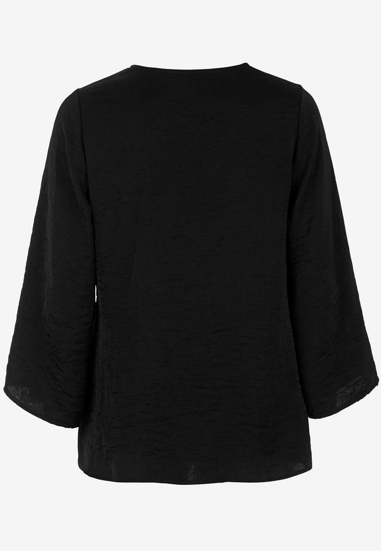 Bluse med bindebånd