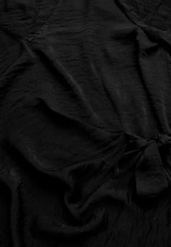 Bluse med bindebånd