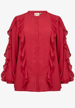 Bluse med volanter | Cellbes