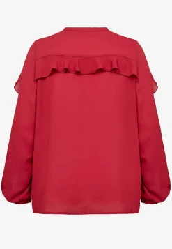 Bluse med volanter | Cellbes