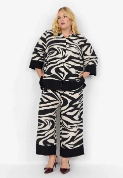 Bluse med zebramønster | Cellbes