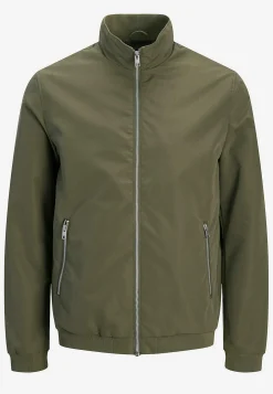 Bomberjakke med mat overflade