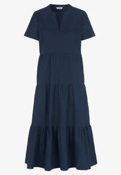 Bomuldskjole med volant