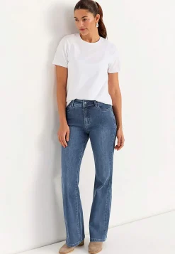 Bootcut jeans med superstræk Sara