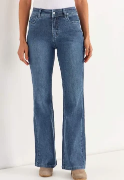 Bootcut jeans med superstræk Sara