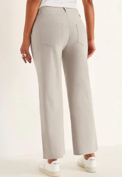 Brede ankelbukser i bengalin