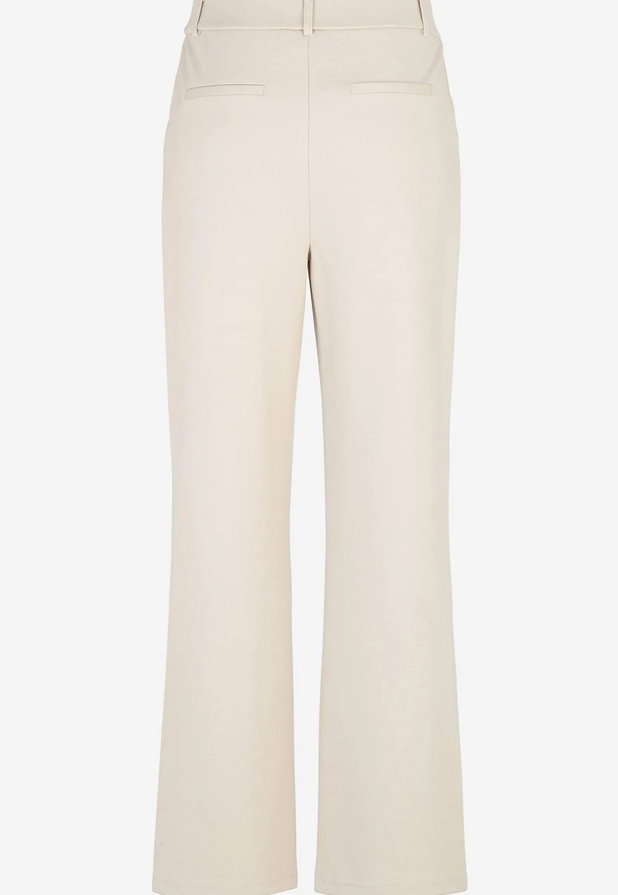 Brede bukser i Punto di Roma jersey med lommer Lisa