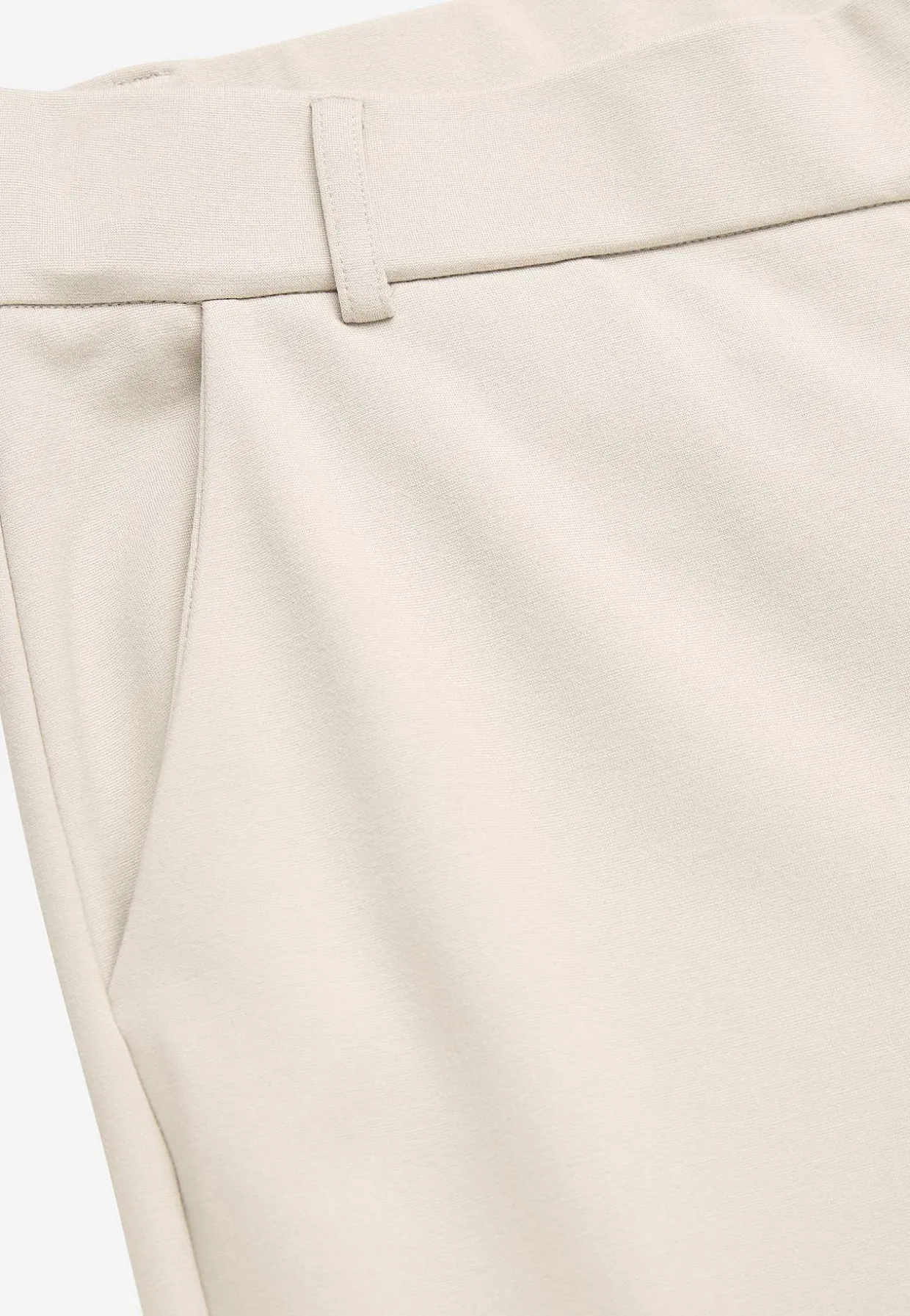 Brede bukser i Punto di Roma jersey med lommer Lisa