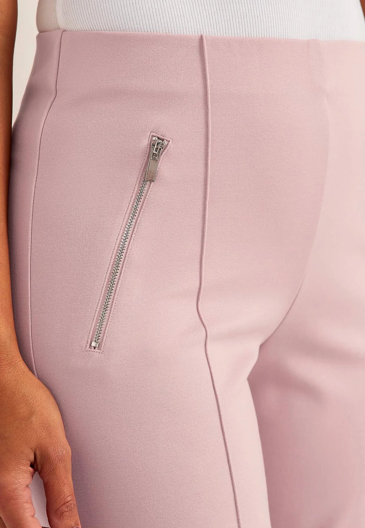 Brede bukser i Punto di Roma jersey Lisa