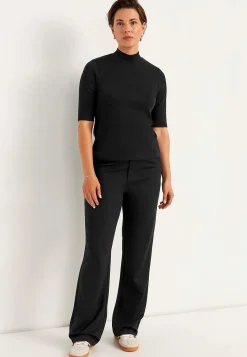 Brede bukser i Punto di Roma jersey med lommer Lisa | Cellbes