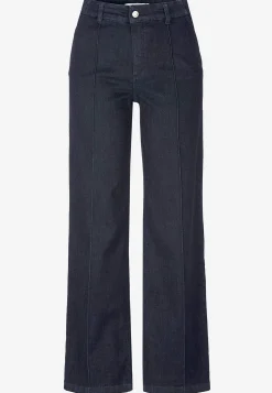 Brede jeans med syede pressefolder Mia | Cellbes