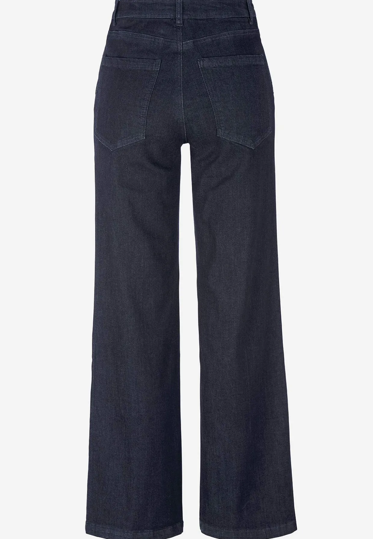 Brede jeans med syede pressefolder Mia | Cellbes