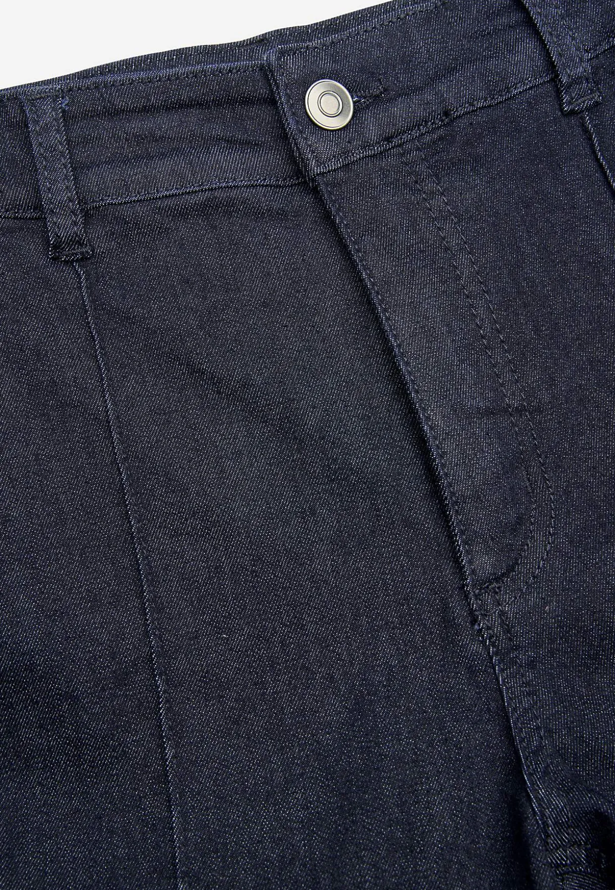 Brede jeans med syede pressefolder Mia | Cellbes