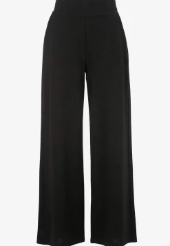 Brede jerseybukser med lommer