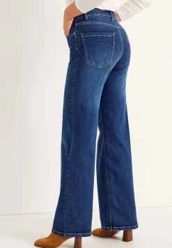 Brede, lange jeans med høj talje Renata | Cellbes