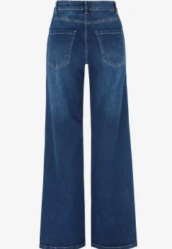 Brede, lange jeans med høj talje Renata | Cellbes