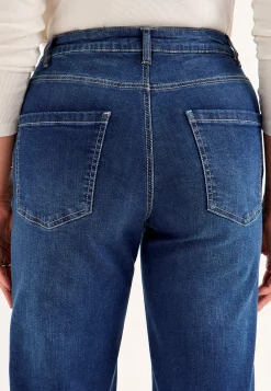 Brede, lange jeans med høj talje Renata | Cellbes