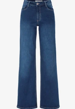 Brede, lange jeans med høj talje Renata | Cellbes