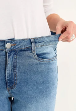 Brede, lange jeans med høj talje Renata | Cellbes