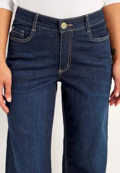 Brede, lange jeans med høj talje Renata | Cellbes