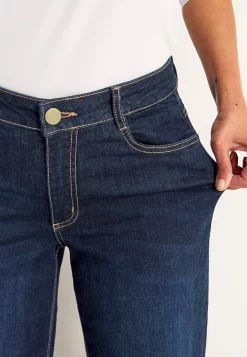 Brede, lange jeans med høj talje Renata | Cellbes