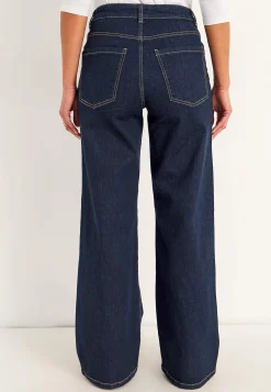 Brede, lange jeans med høj talje Renata | Cellbes