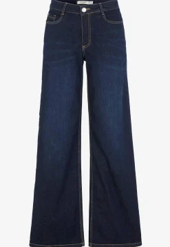 Brede, lange jeans med høj talje Renata | Cellbes